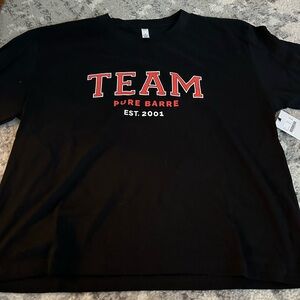 NEW WITH TAGS PURE BARRE TEAM CROPPED SHIRT MEDIUM